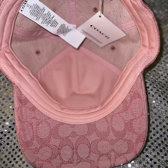 Authentic Coach Pink Patterned Hat Coach Authentic bucket hat women | eBay main image 3
